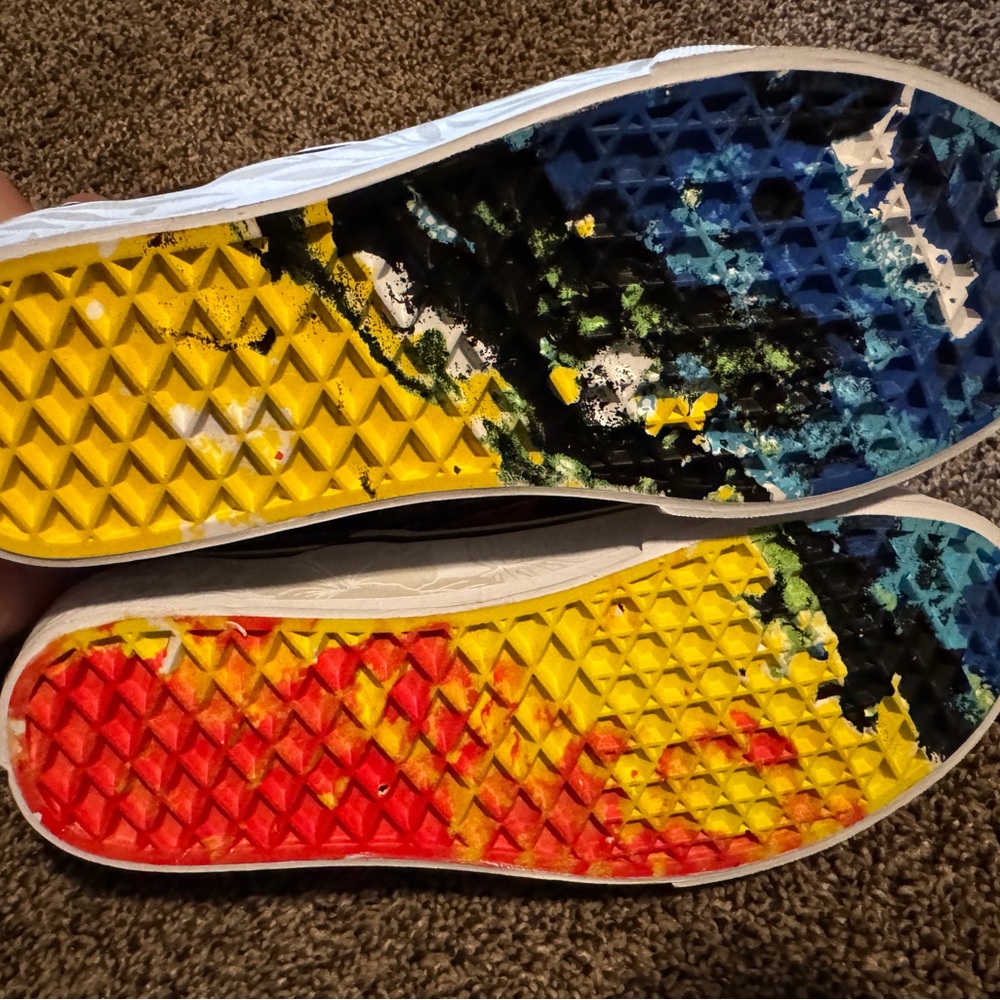 Vans Special Edition Crayola Women’s Slip-On Shoes - Multicolor - Picture 6 of 6